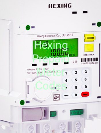 Hexing Prepaid Meter Codes: Active Codes
