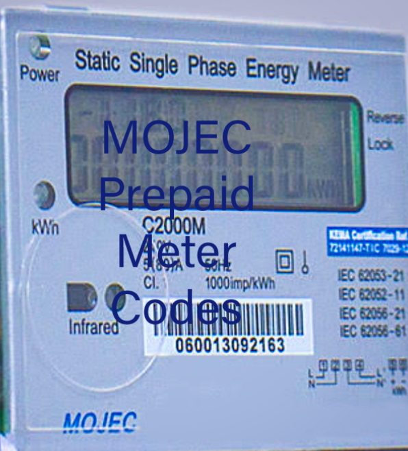 Useful MOJEC Prepaid Meter Codes in Nigeria