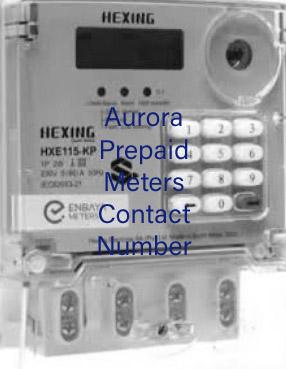 Aurora Prepaid Meters Contact Number