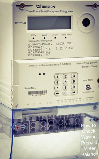 How to Check Balance on Wasion Prepaid Meter (Online, Code, etc.)